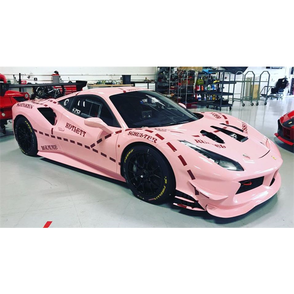 Ferrari 488 Challenge Rolex 24H Daytona 2018 'Pink Pig' - John Ayrey Die Casts Ferrari 488 Challenge Rolex 24H Daytona 2018 'Pink Pig' - John Ayrey Die Casts